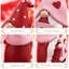 Warm Valentine 4,3 pouces décorations de gnome pour 4 pièces