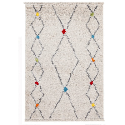 Rectangle 160 cm x 230 cm Moroccan Area Rug