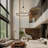 Jerdy 12 - Light Dimmable Chandelier Wagon Wheel Chandelier Wagon Wheel Pendant Lighting Dining Room Light Fixture Chandelier For High Ceilings