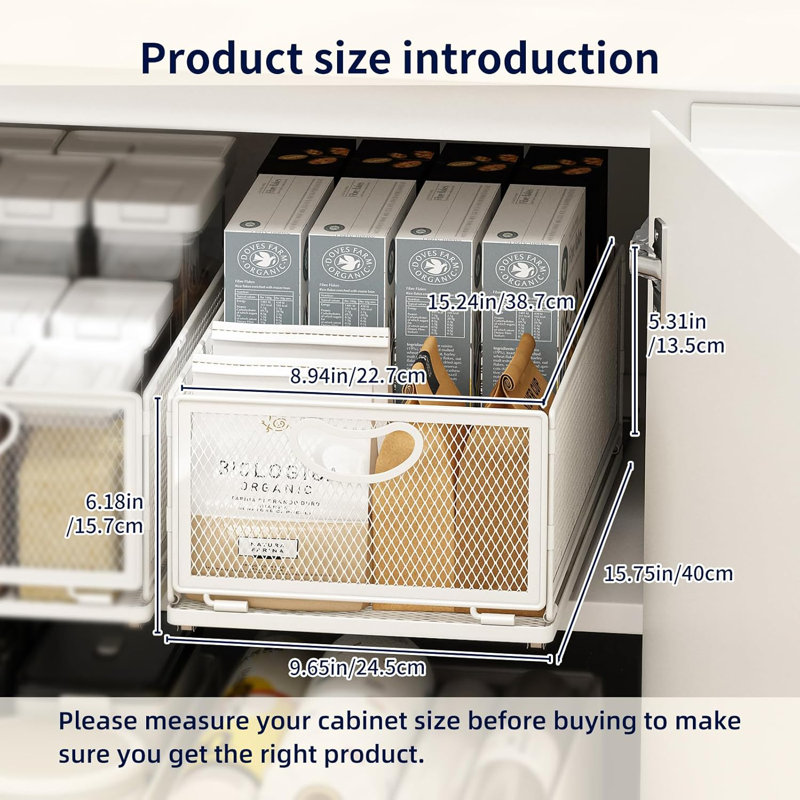 Pull Out Cabinet Storage Device