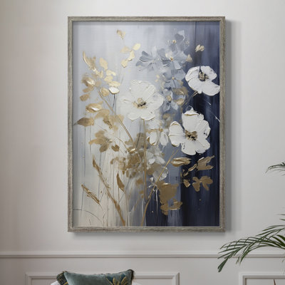FLORAL Series CCLXXXI Framed Print - Solid Wood