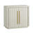 Modular Sideboard with Storage & Adjustable Shelves, White Sand