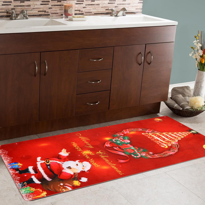 Tapis de cuisine antidérapant Jeneal, Rectangle 3 pi 11 po x 1 pi 4 po