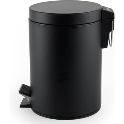 Steel Step On Kitchen Trash Can - 3L