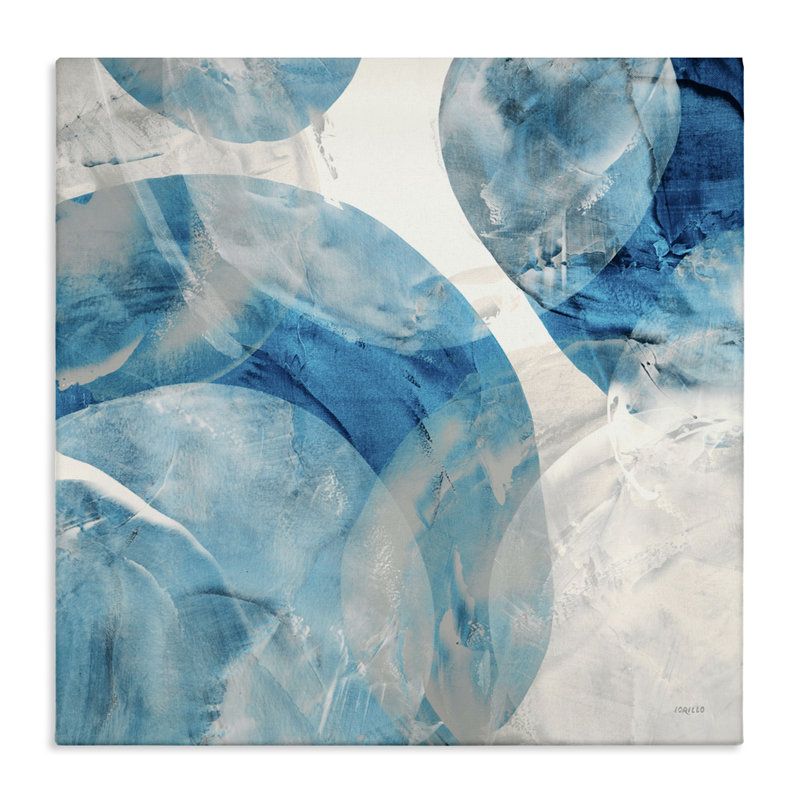 "Opaque Blue Spheres" par Jeff Iorillo, H 36 po x l 36 po