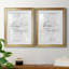 Une maison - ensemble de 2 reproductions d'art textuel-1092110011-1092110014-1092425823