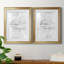 Une maison - ensemble de 2 reproductions d'art textuel-1092110014-1092425823-1092110010