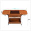 Table basse moderne et fonctionnelle avec roulettes, conception pliante et amplement de rangement pour un salon polyvalent