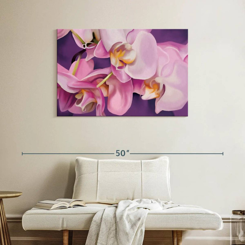 Harnek Ravishing Orchids, 26" H x 39" W