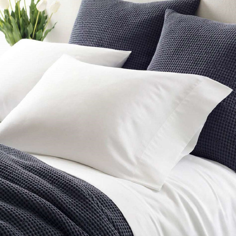Essential Sateen Pillowcases, King Pillowcases, White