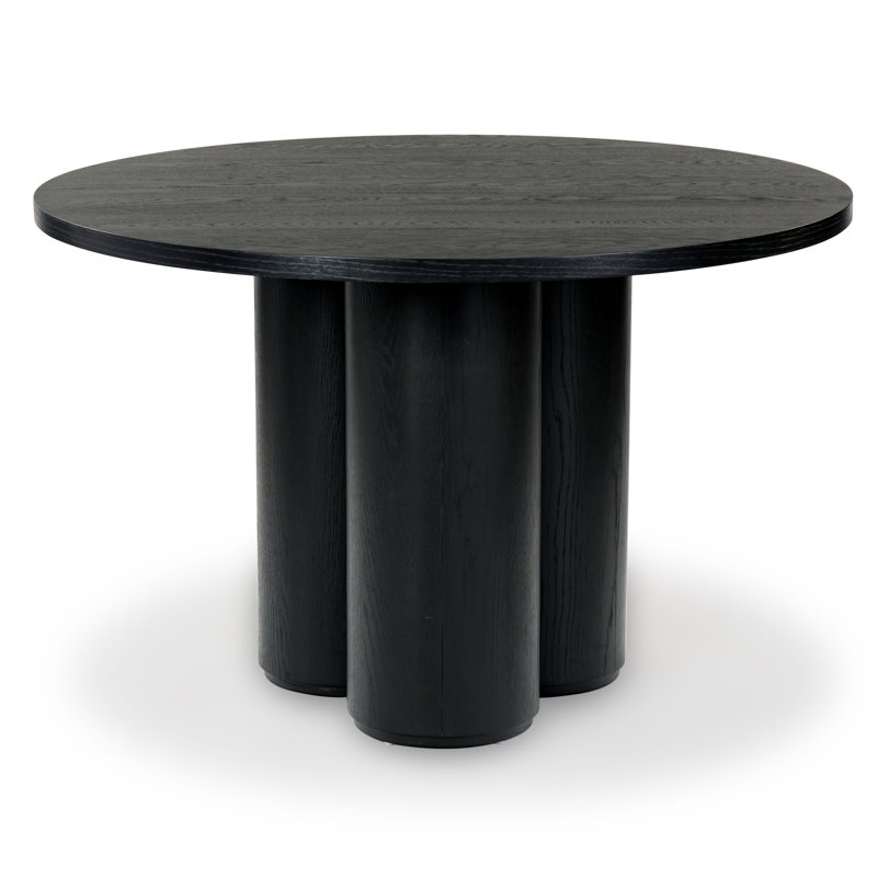 Kathalina Round Dining Table, Black