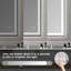 Miroir de salle de bain en aluminium à DEL-987403010