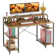 Kinslee 55inch Computer Desk, Office Work Desk with Monitor Stand