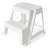 2 - Step Plastic Lightweight Step Stool