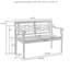 Banc de jardin en teck