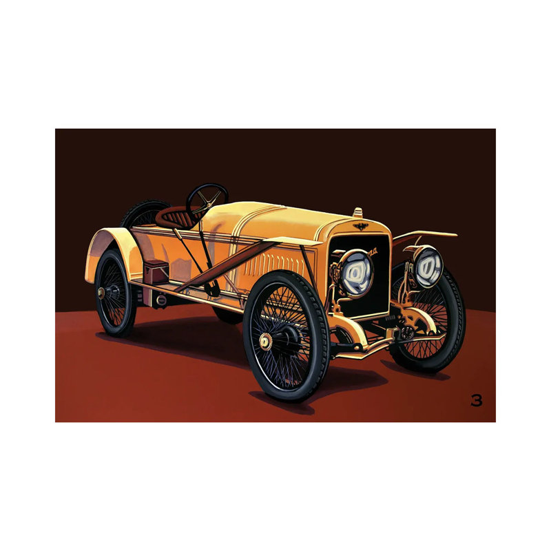 Hispano Suiza T15 Alfonso XIII 1912 by Paul Meijering - Wrapped Canvas Print