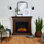 Foyer électrique mince 47 "Crawford par Real Flame