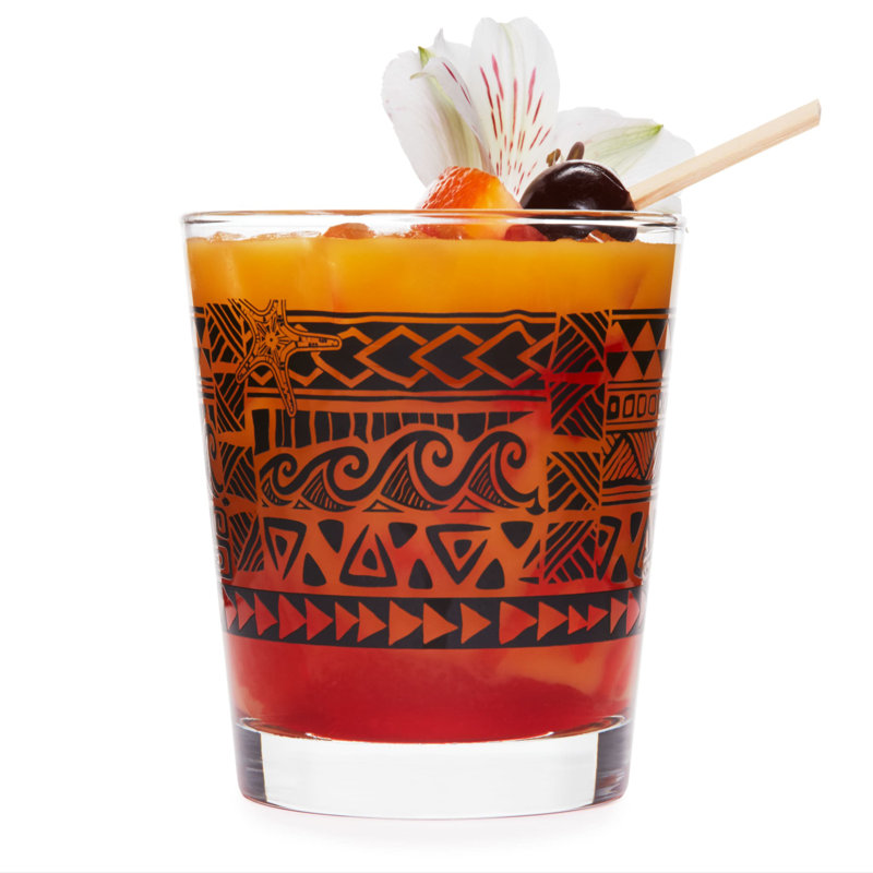 Verre Tiki Libbey, Noir