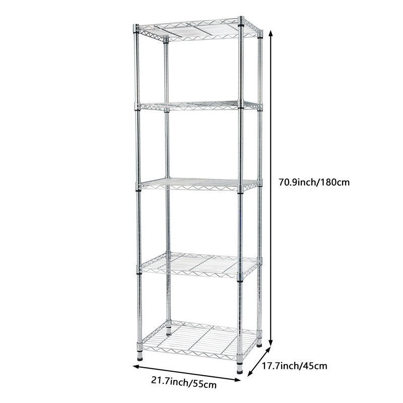 Mayleen 21.65'' W Metal Shelving Unit