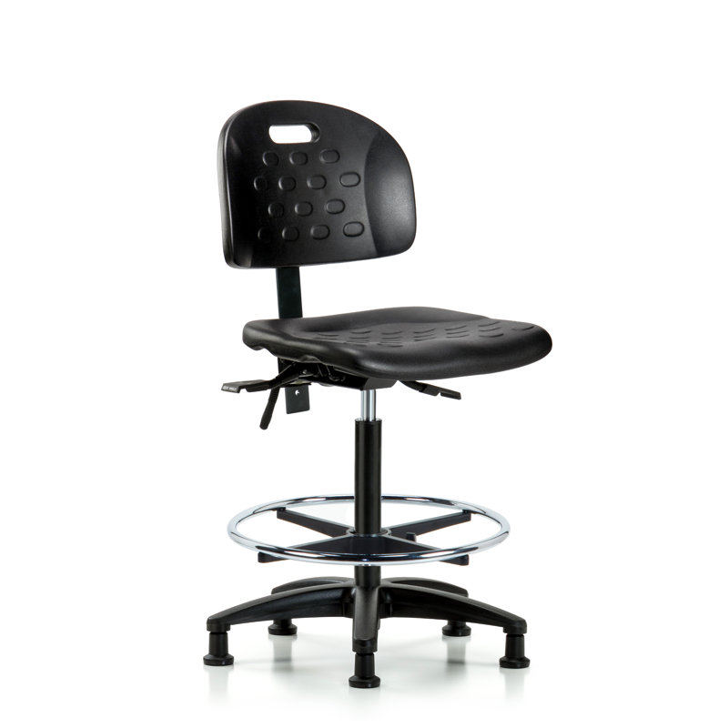 Allyssa Drafting Chair, Glides, Not Included