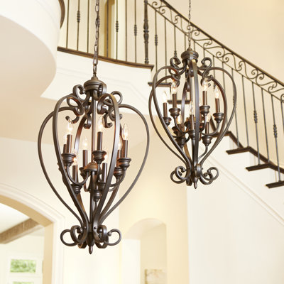 Lustre géométrique à 9 lumières Cambron