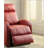 Red PU Recliner W/ Power Lift