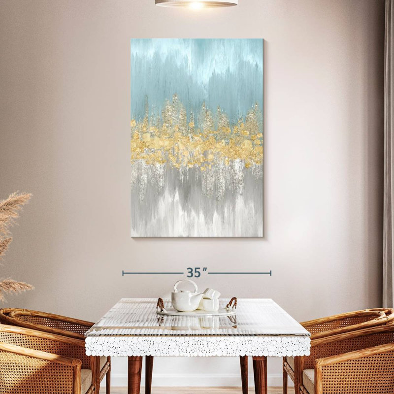 Avery Neutral Wave Lengths, 48" H x 32" W