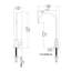 Robinet d'eau de cuisine à poignée simple Topcraft, robinet d'eau filtrée en acier inoxydable, robinet d'évier pivotant à 360 ° High Arc-102192963