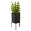 30cm Faux Herbs Plant in Stone Pot