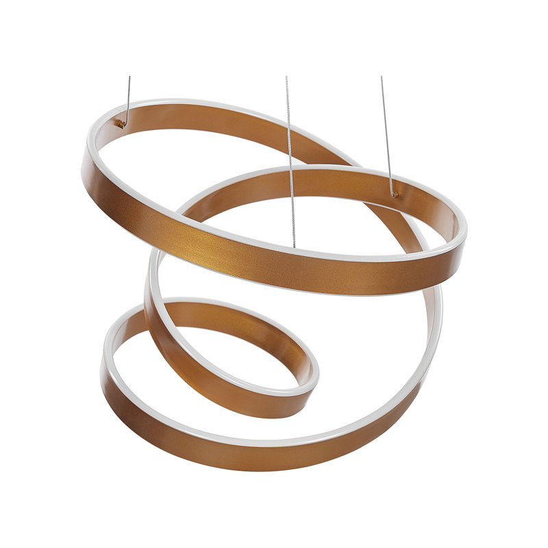 Ryant 1 - Light Gold LED Unique/Statement Pendant