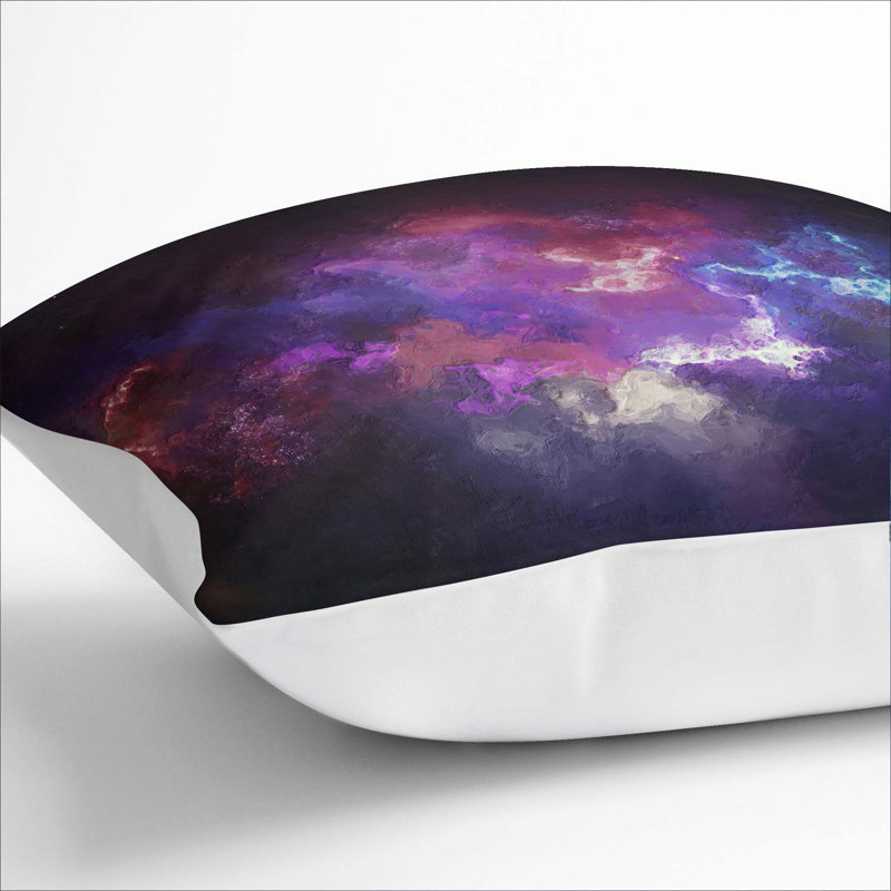 Universe Vol.37 Cushion with Filling, 40cm H x 40cm W x 15cm D, White