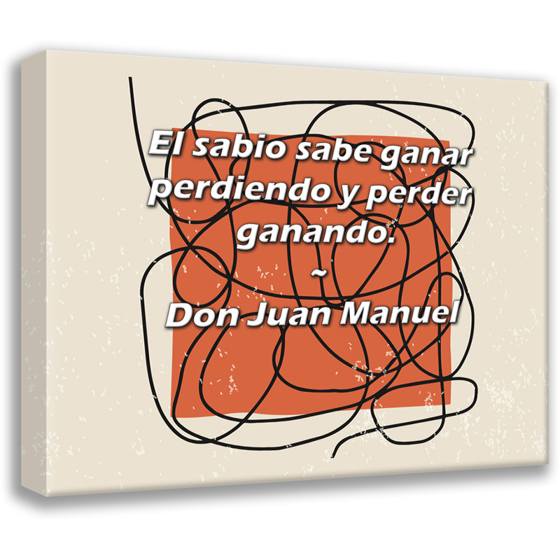 Astoria Grand Gallery Wrapped Canvas By Alma Delia Murillo: "El verdadero milagro es cambiar el punto, 13" H x 18" W