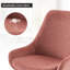 Chaise de bureau en lin Loklun-349842849