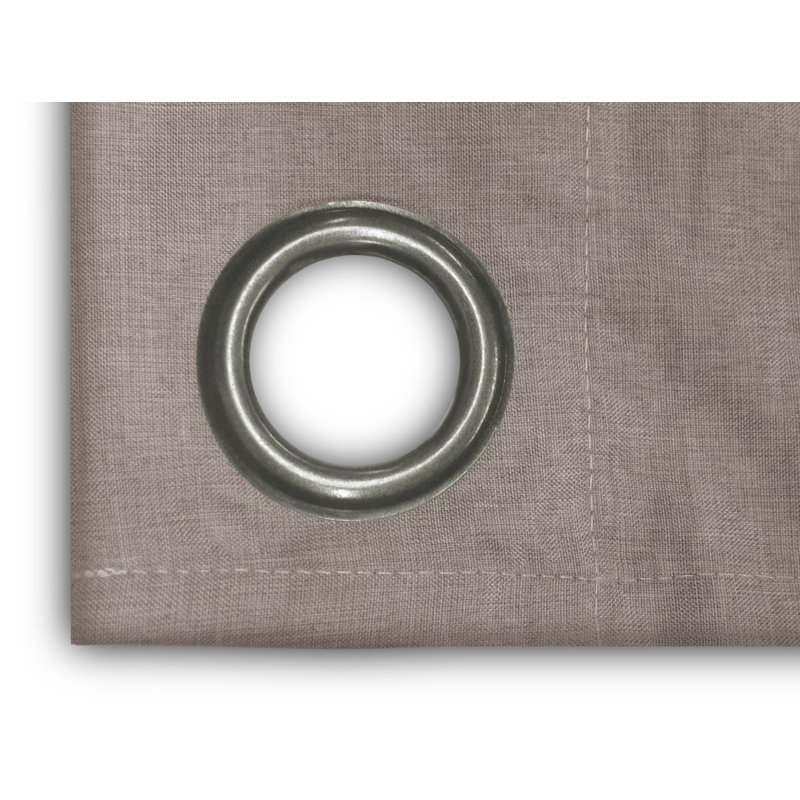 Room Darkening Curtain Single Panel, Gray, 56" W x 45" L