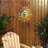Metal Indoor Outdoor Sun Multi Colored Wall Decor with Abstract Patterns