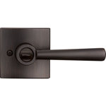 Spyglass Keyed Door Lever with Square Rose