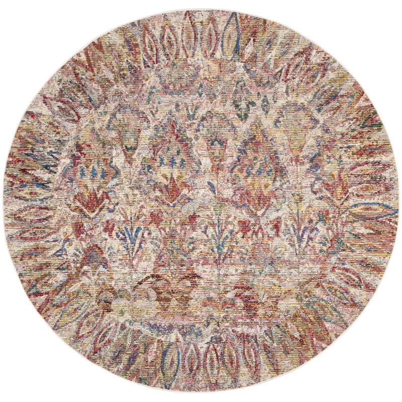 Harmony Performance Abstract Rug, Round 7'