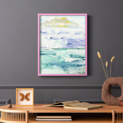 Fantasy Seascape Framed Print - Solid Wood