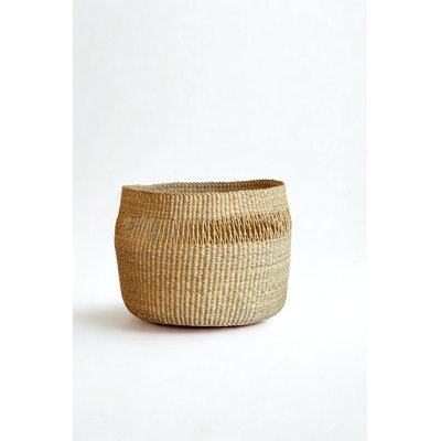 Mixed Weave Planter Basket
