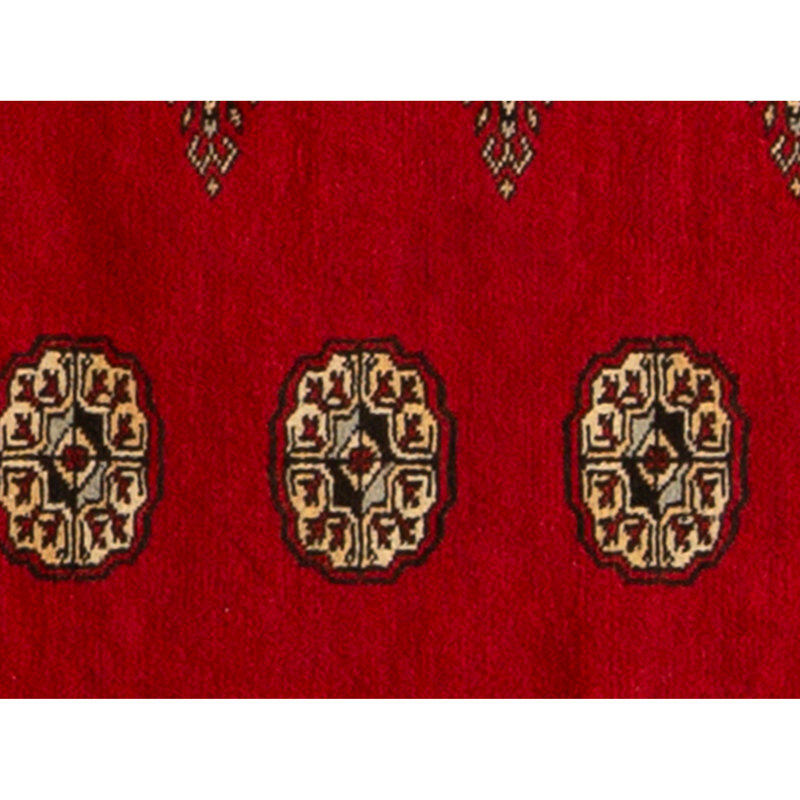 High-Quality Hand-Knotted Red Area Rug
