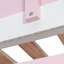 Lit superposé simple au dessus d'un lit double avec escalier et garde-corps Nestle-133452181