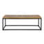 Banc industriel en bois et métal Jeco-131435268