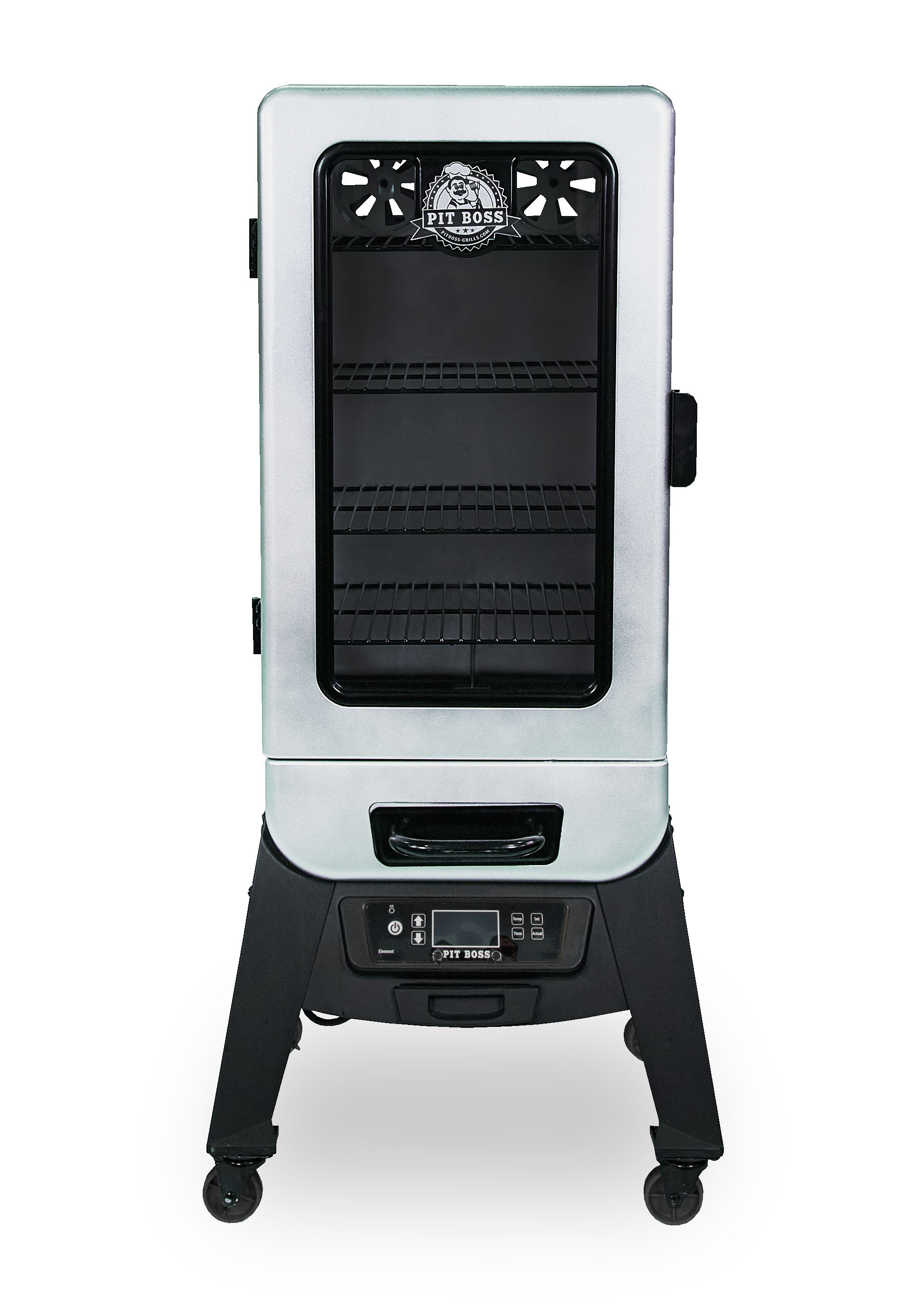 Pit boss 2 series digital outlet electric smoker with hammertone finish