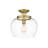 Caridad Glass Semi Flush Mount-1029042055
