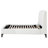 Upholstered Wingback Bed