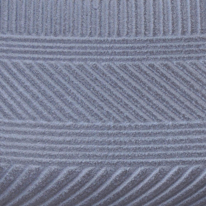 Multi-Directional Striped Tray Planter with Feet, Grey, 22cm H x 29.5cm W x 29.5cm D