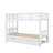 Twin Over Twin Pull-Out Bunk Bed With Trundle-658253727