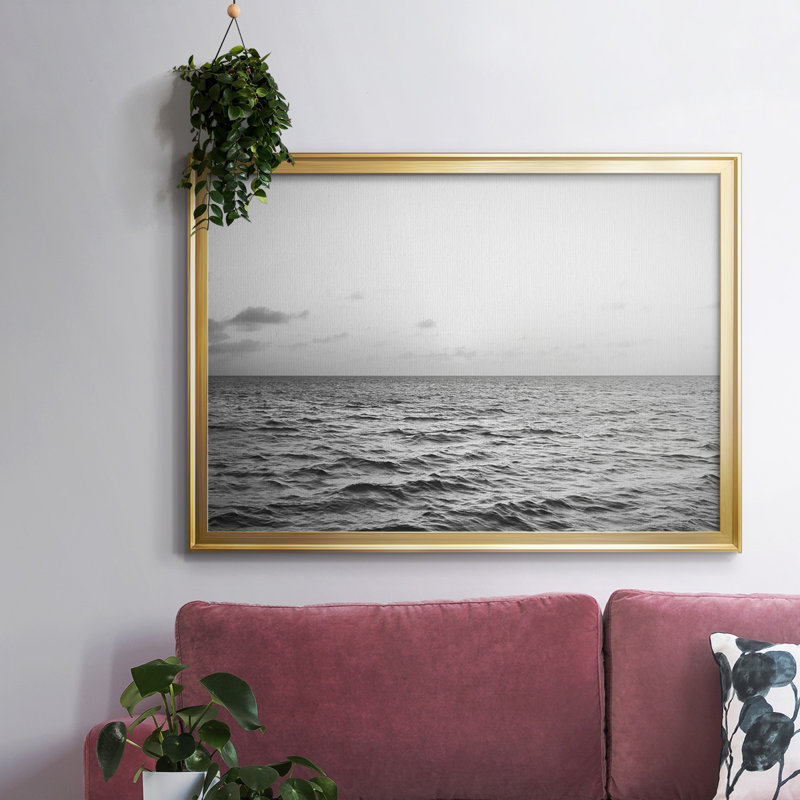 Coast To Coast, reproduction d'art sur toile encadrée, H 26 po x l 38 po x P 1,5 po, Or