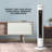 Hurricane 40" Triple Action Air Enhancing Tower Fan and Diffuser, White-131244003