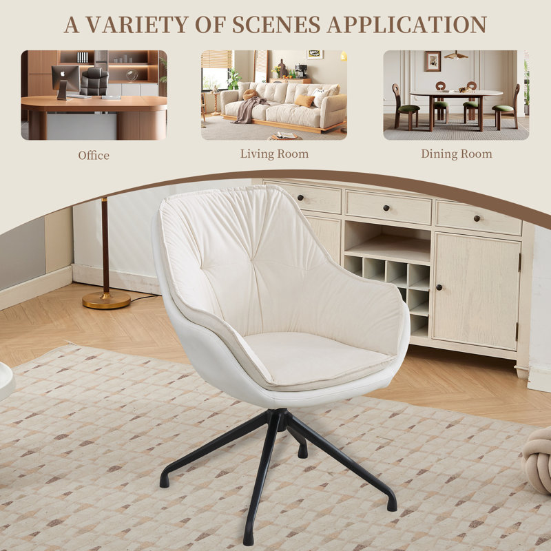 WANKFRNTE Executive Chair, Beige